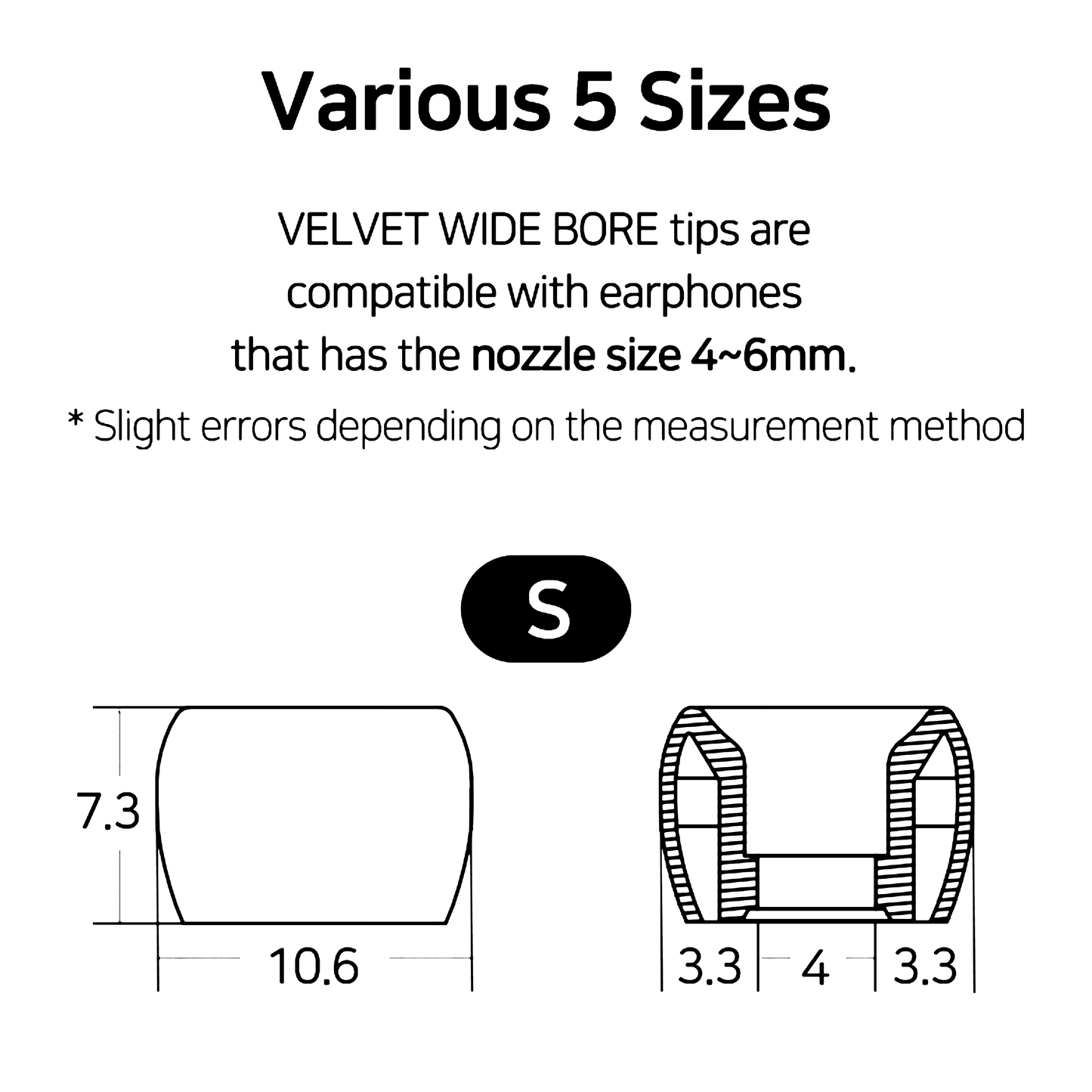 Divinus Velvet Wide-Bore Eartips
